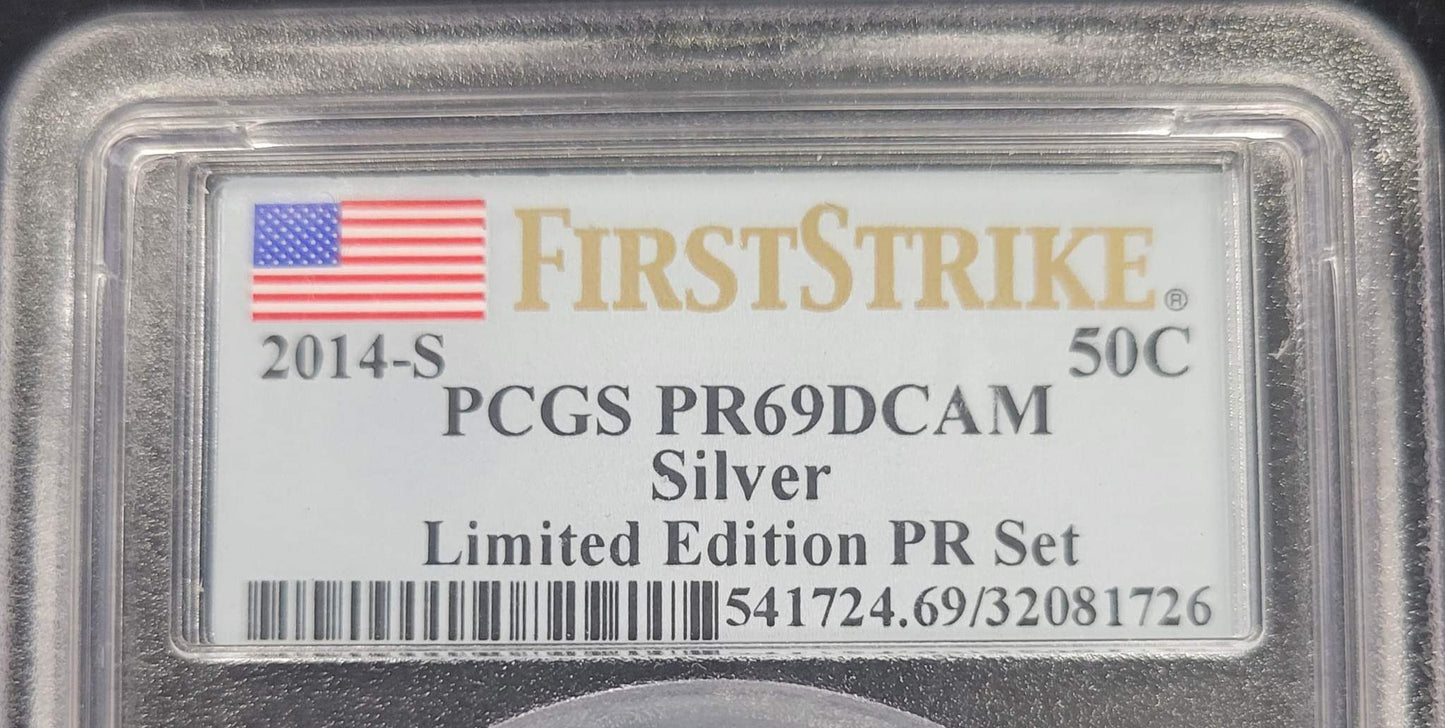 2014-S Kennedy Half Dollar PCGS certified PR69DCAM 50c