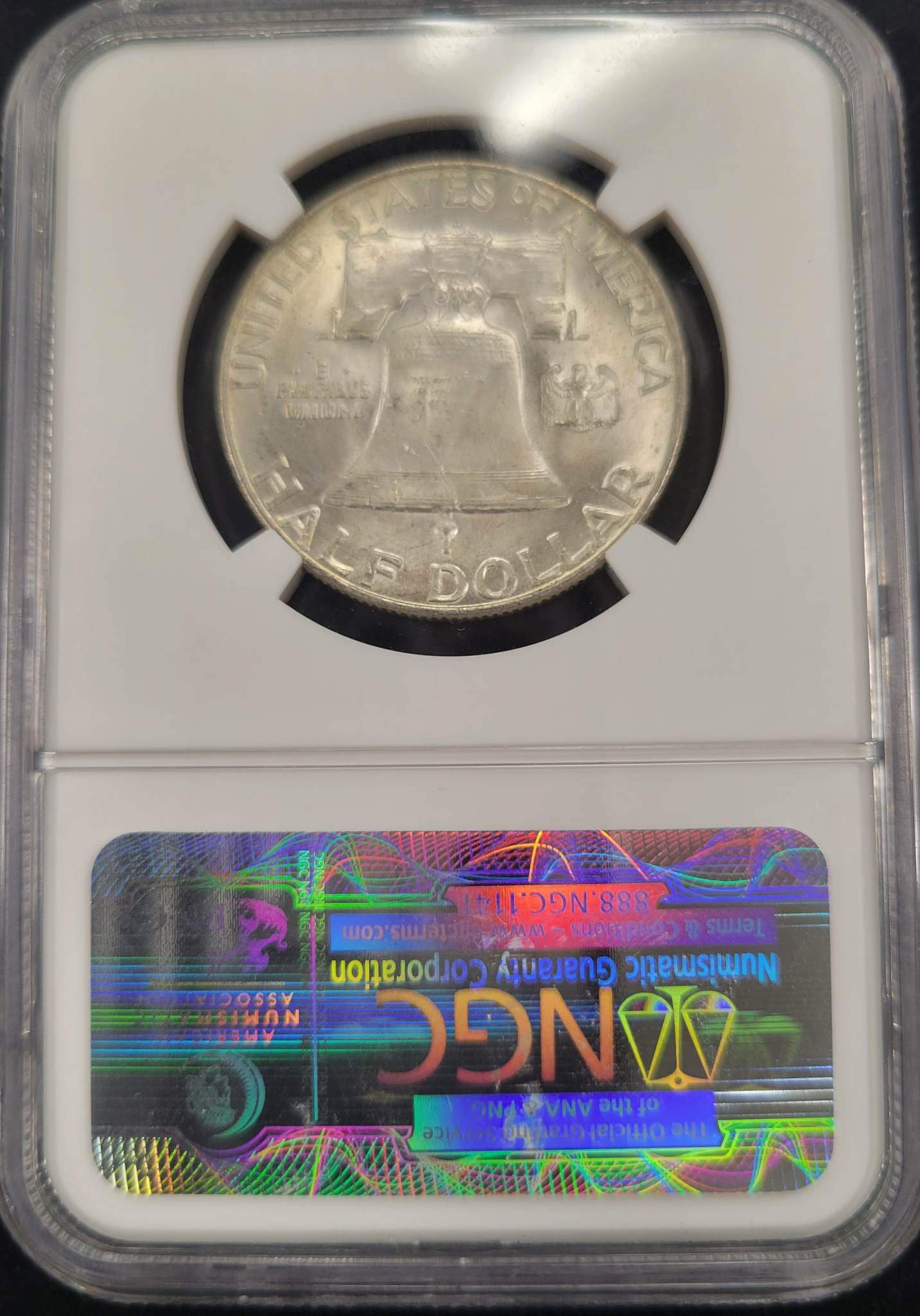 1952-D Franklin Silver Half Dollar NGC MS63 .50c