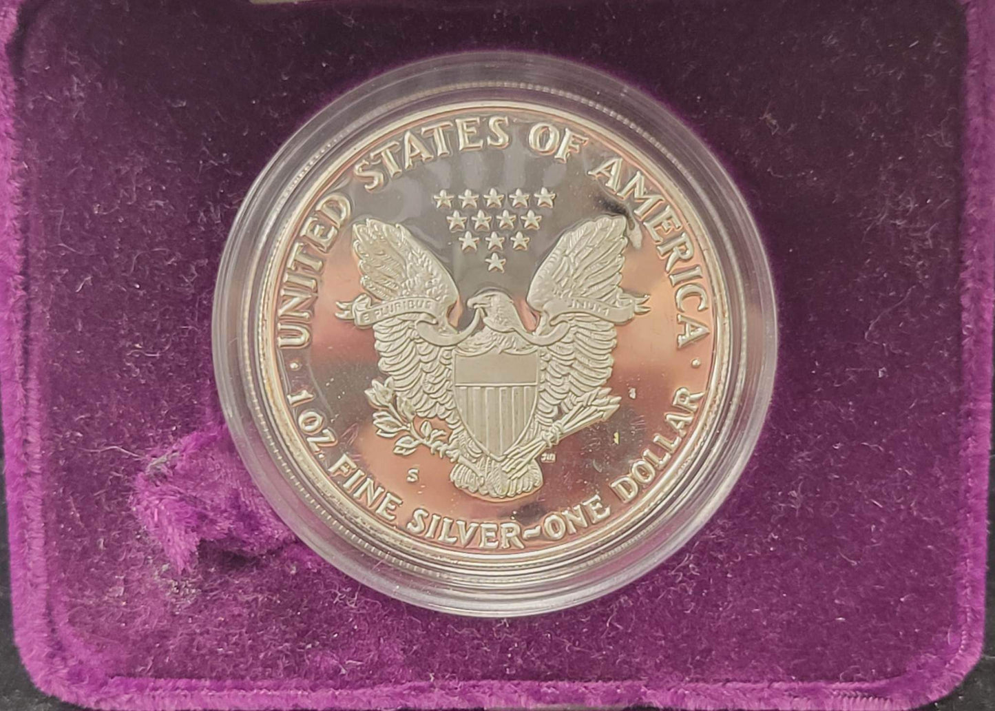1988-S American Eagle One ounce Silver Proof Standing Liberty Coin
