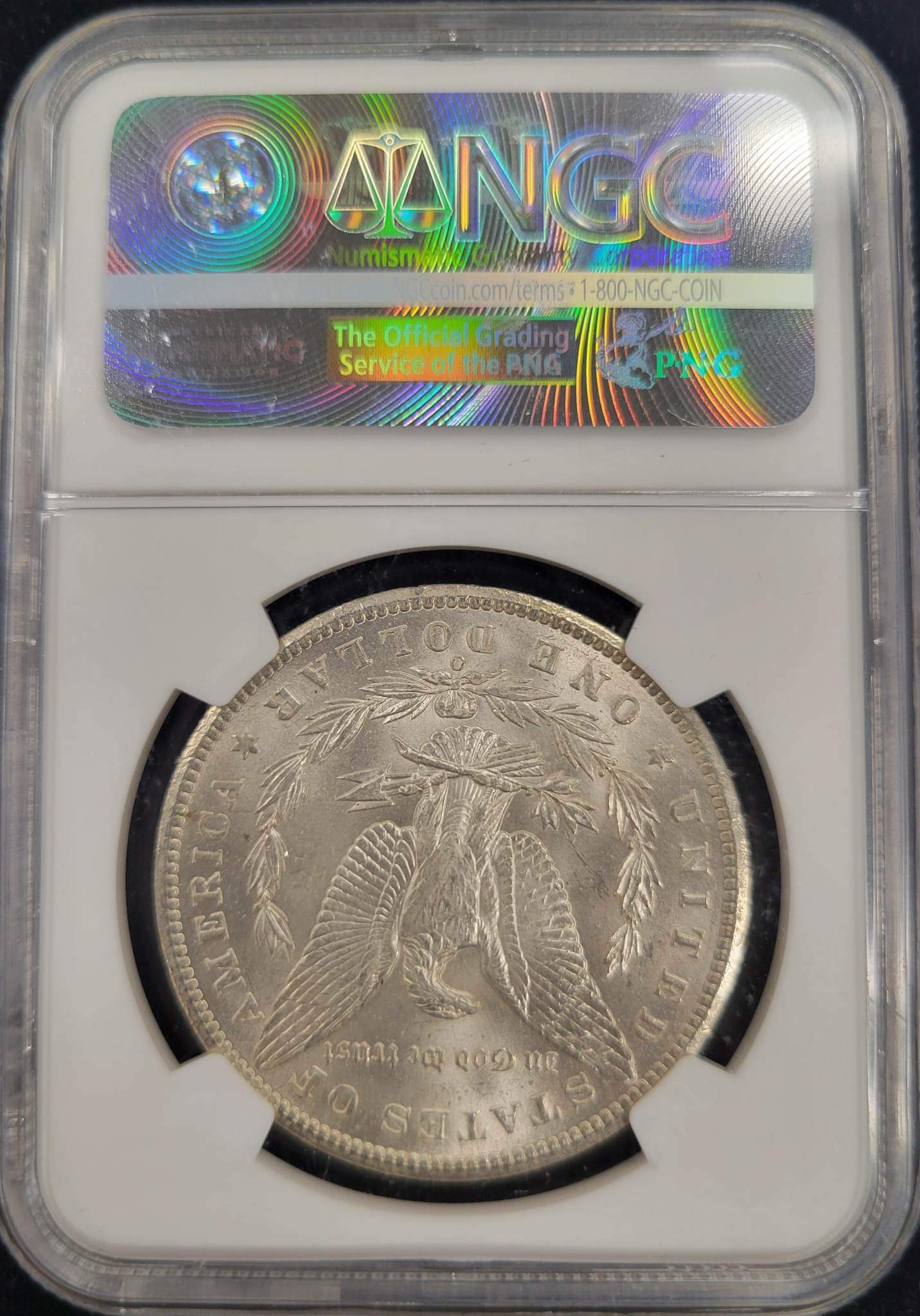 1899-O Morgan Silver Dollar NGC certified MS63 $1