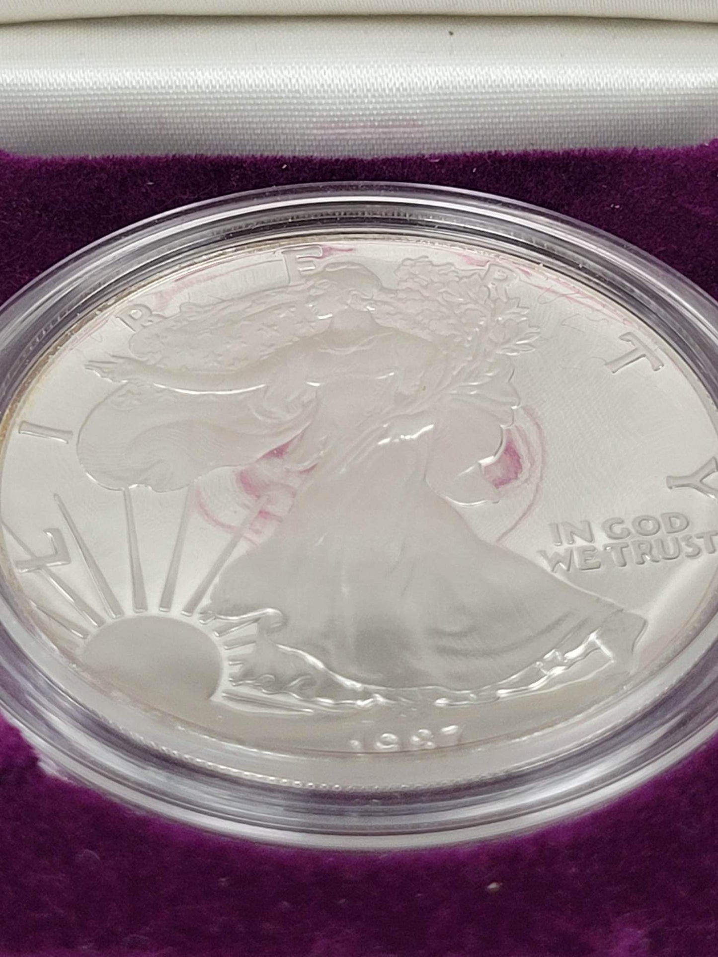 1987-S Silver American Eagle One Dollar Coin