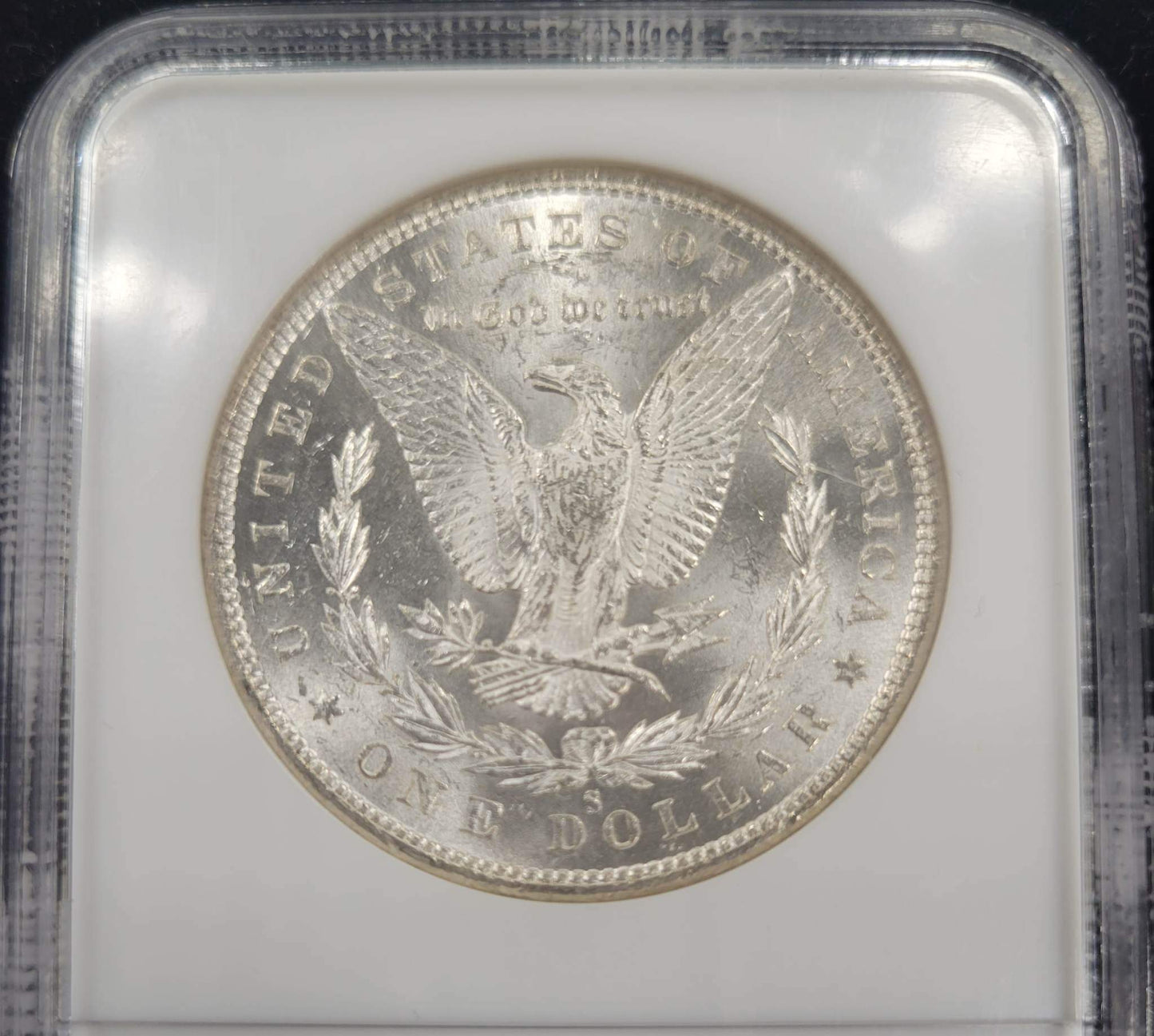 1880-S Morgan Silver Dollar ANA certified MS-63 $1