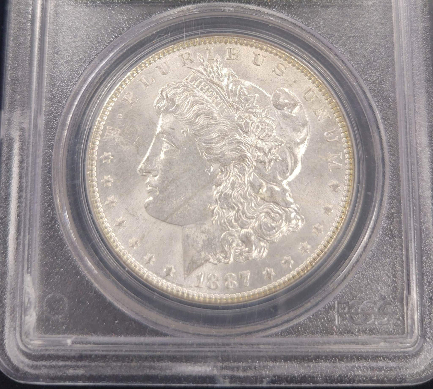 1887 Morgan Silver Dollar PCGS MS64 $1