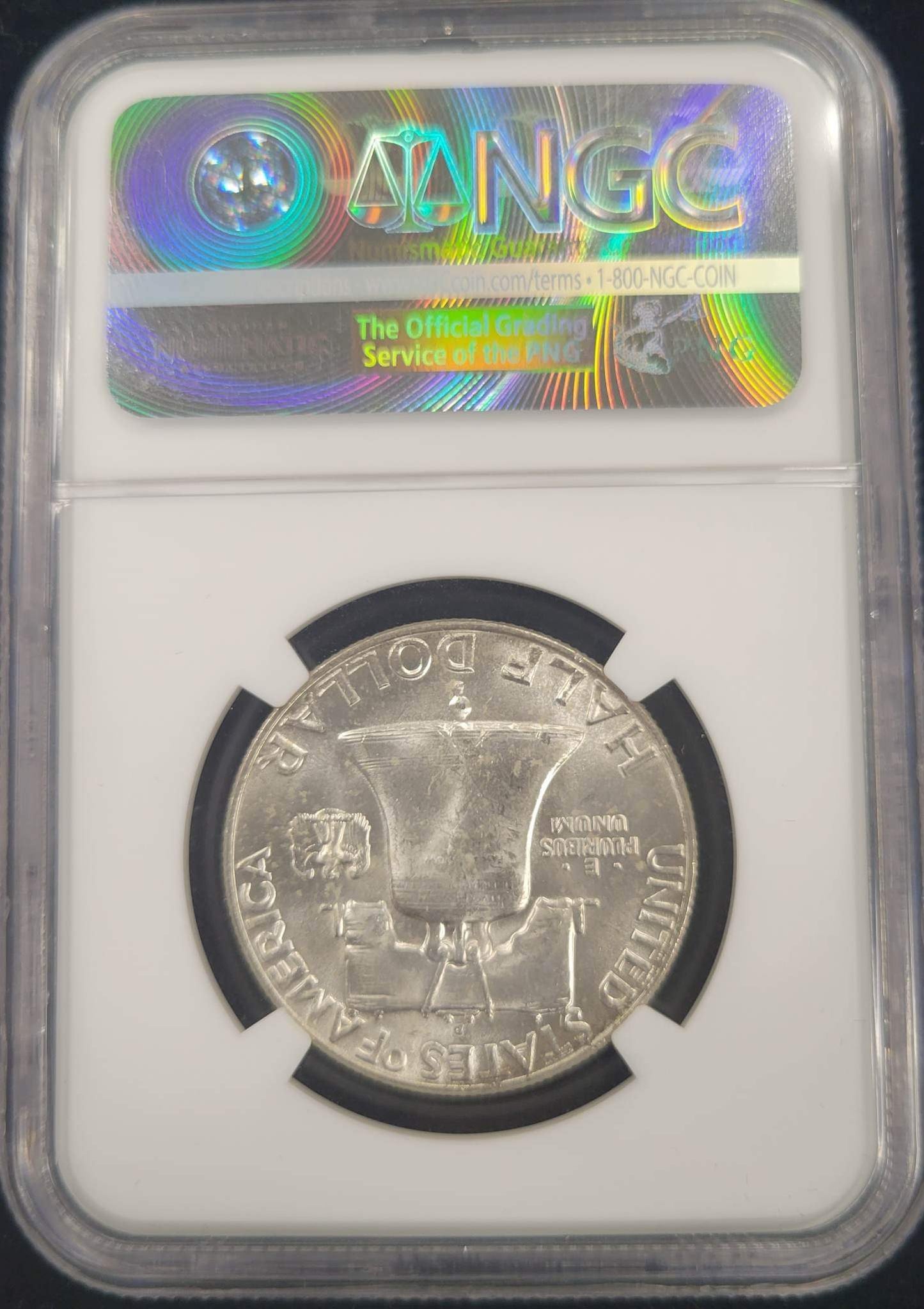 1960-D Franklin Silver Half Dollar NGC MS64FBL .50c
