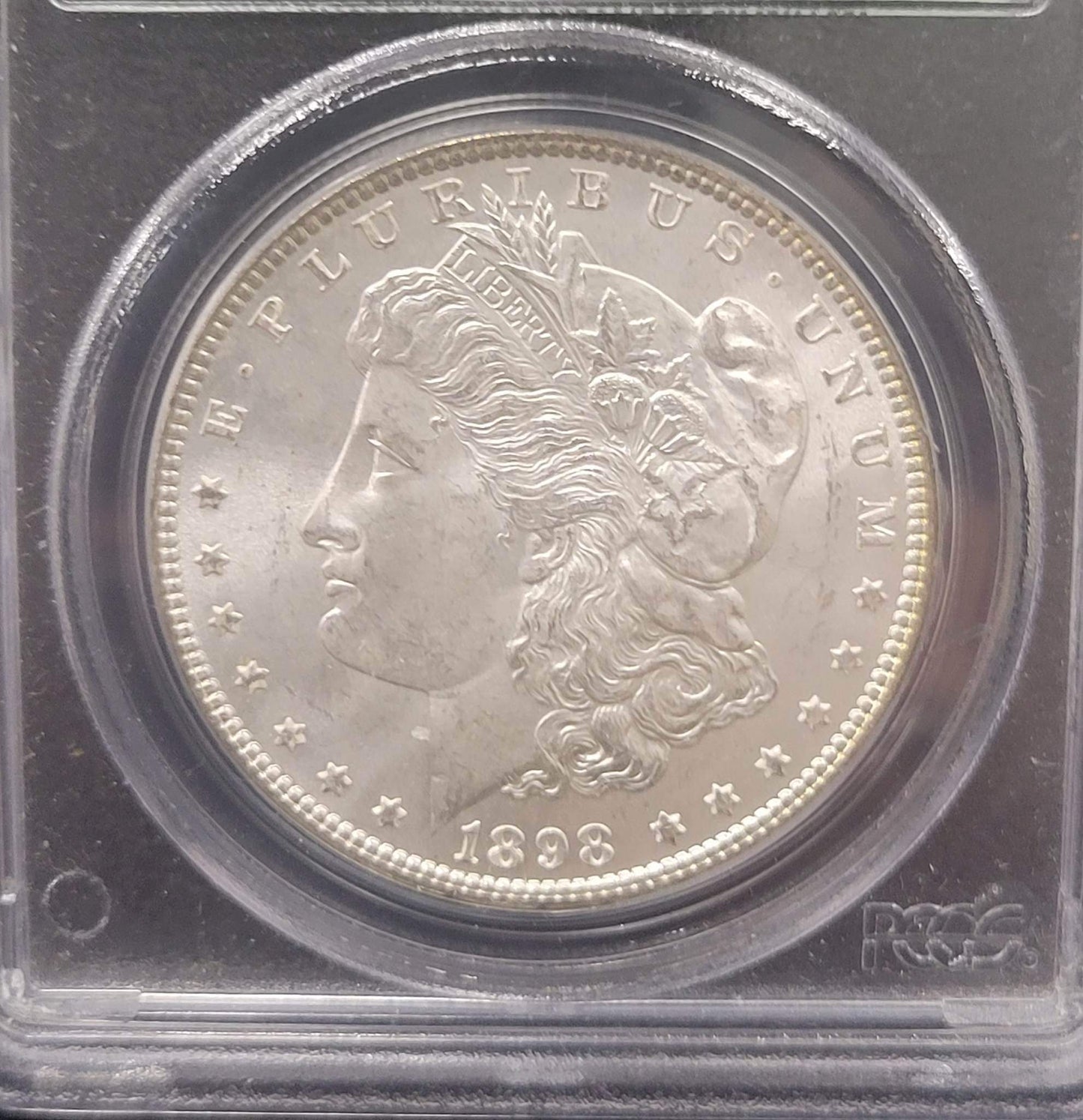 1898 Morgan Silver Dollar PCGS MS64 certified $1