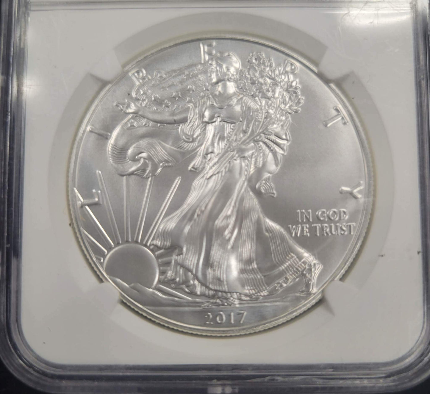 2017 American Silver Eagle Standing Liberty NGC certified MS70 $1