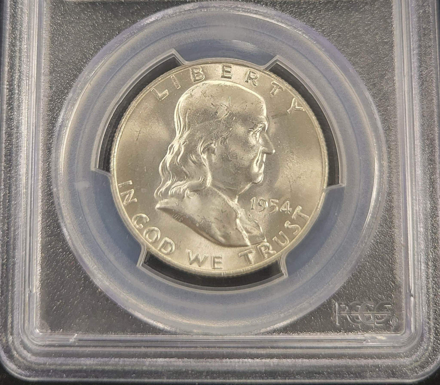 1954-D Franklin Silver Half Dollar PCGS MS63FBL .50c