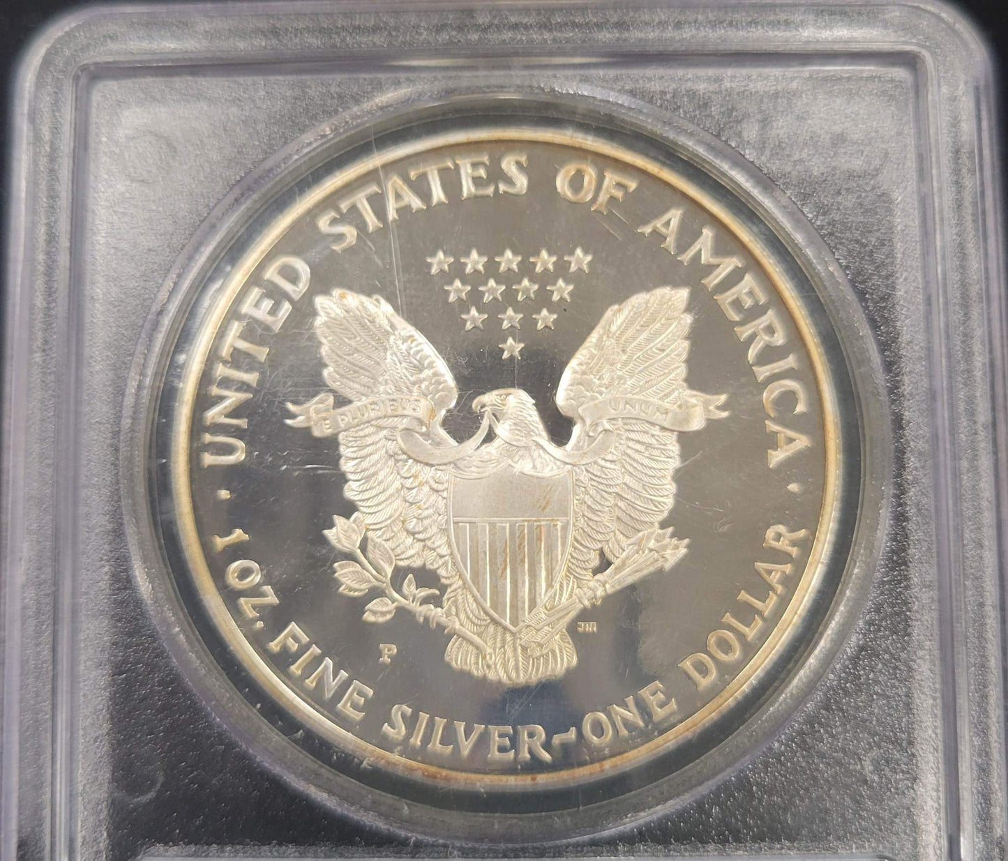 1996-P American Silver Eagle PCGS certified PR69DCAM $1