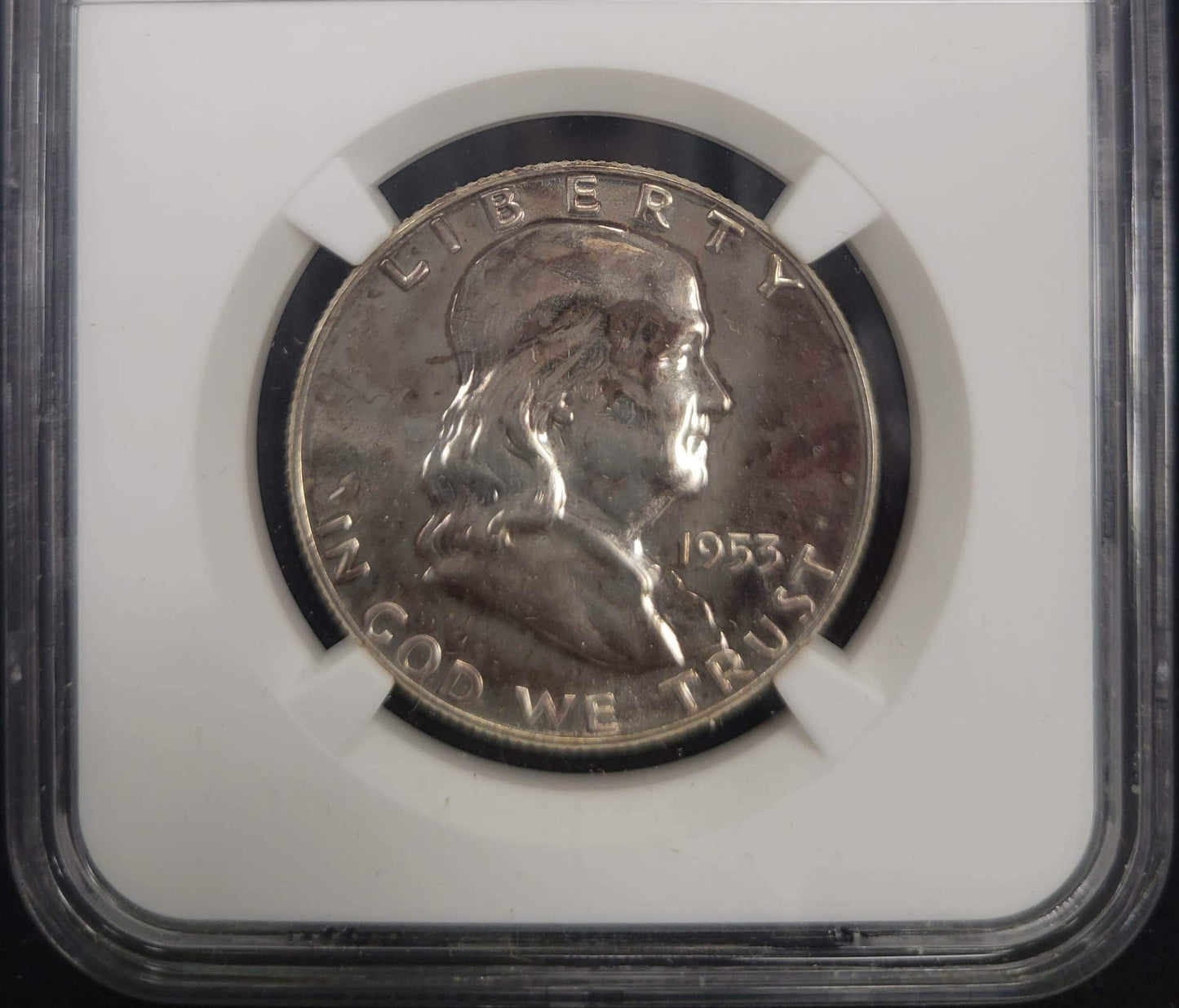 1953 Franklin Silver Half Dollar NGC PF63 .50c