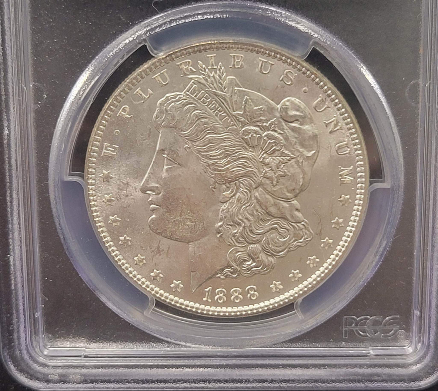 1888 Morgan Silver Dollar PCGS MS63 certified $1