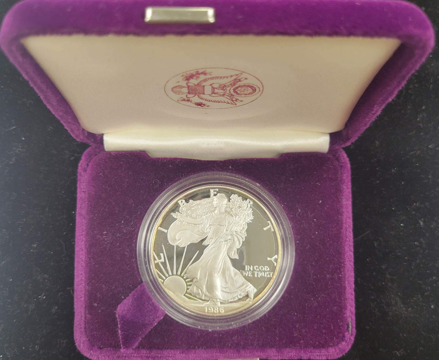 1986 American Silver Eagle Standing Liberty $1