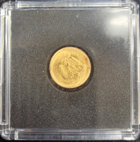 1945 2 1/2 Pesos Gold Proof Coin
