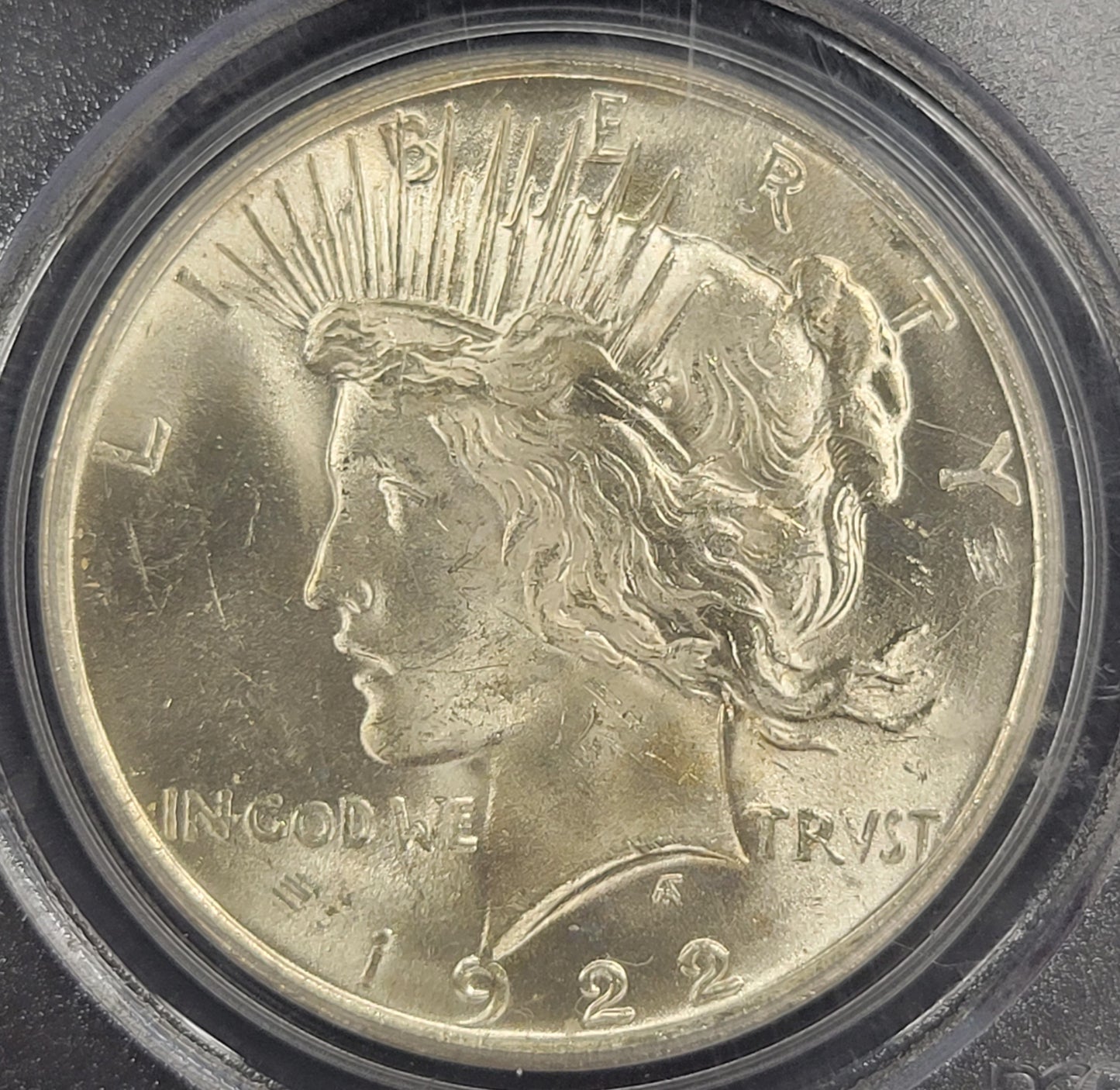 1922 Peace Dollar $1 PCGS certified MS62