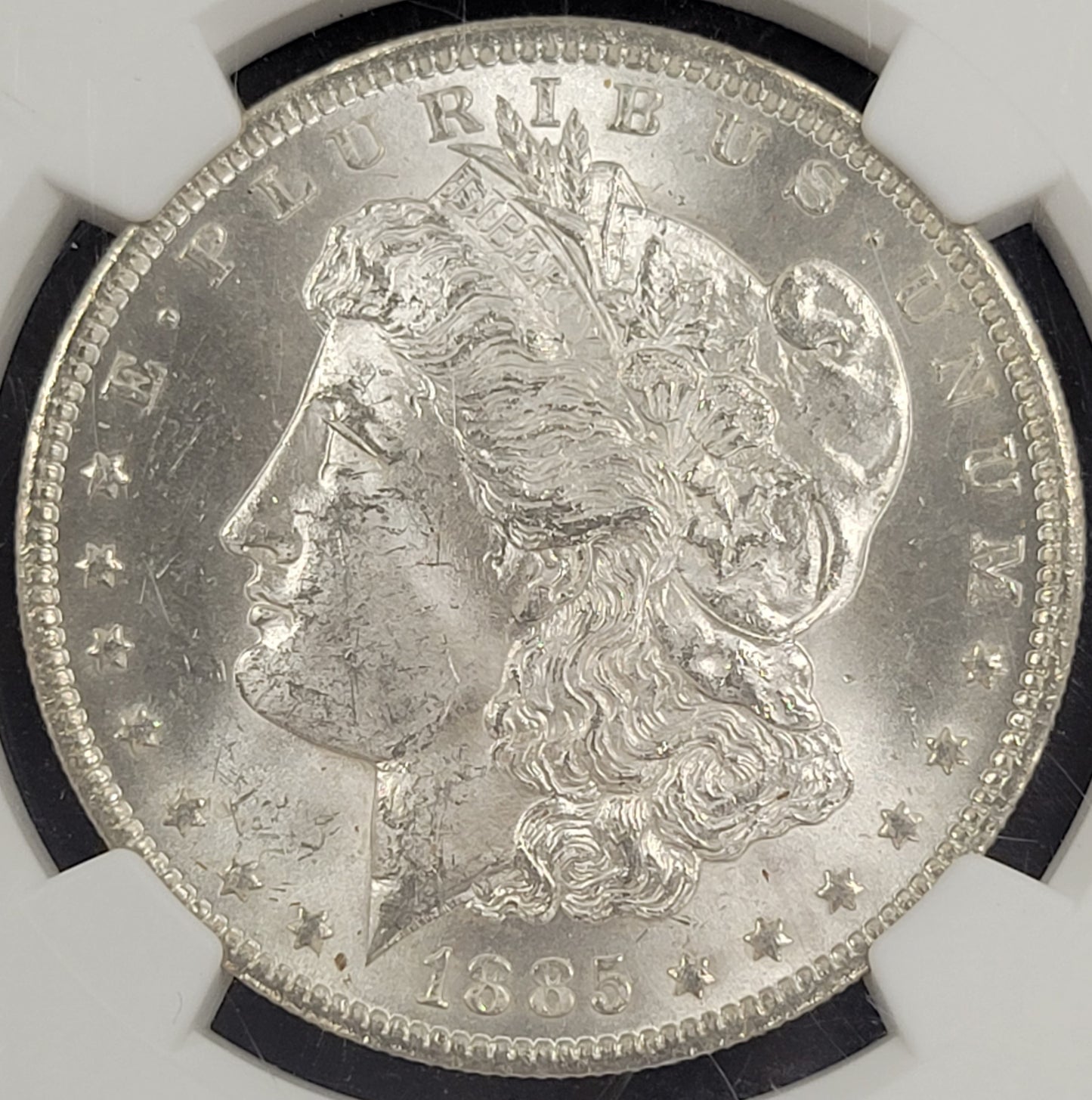 1885-O Morgan Silver Dollar NGC certified MS63