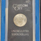 1884 Morgan Silver Dollar $1 Carson City Uncirculated