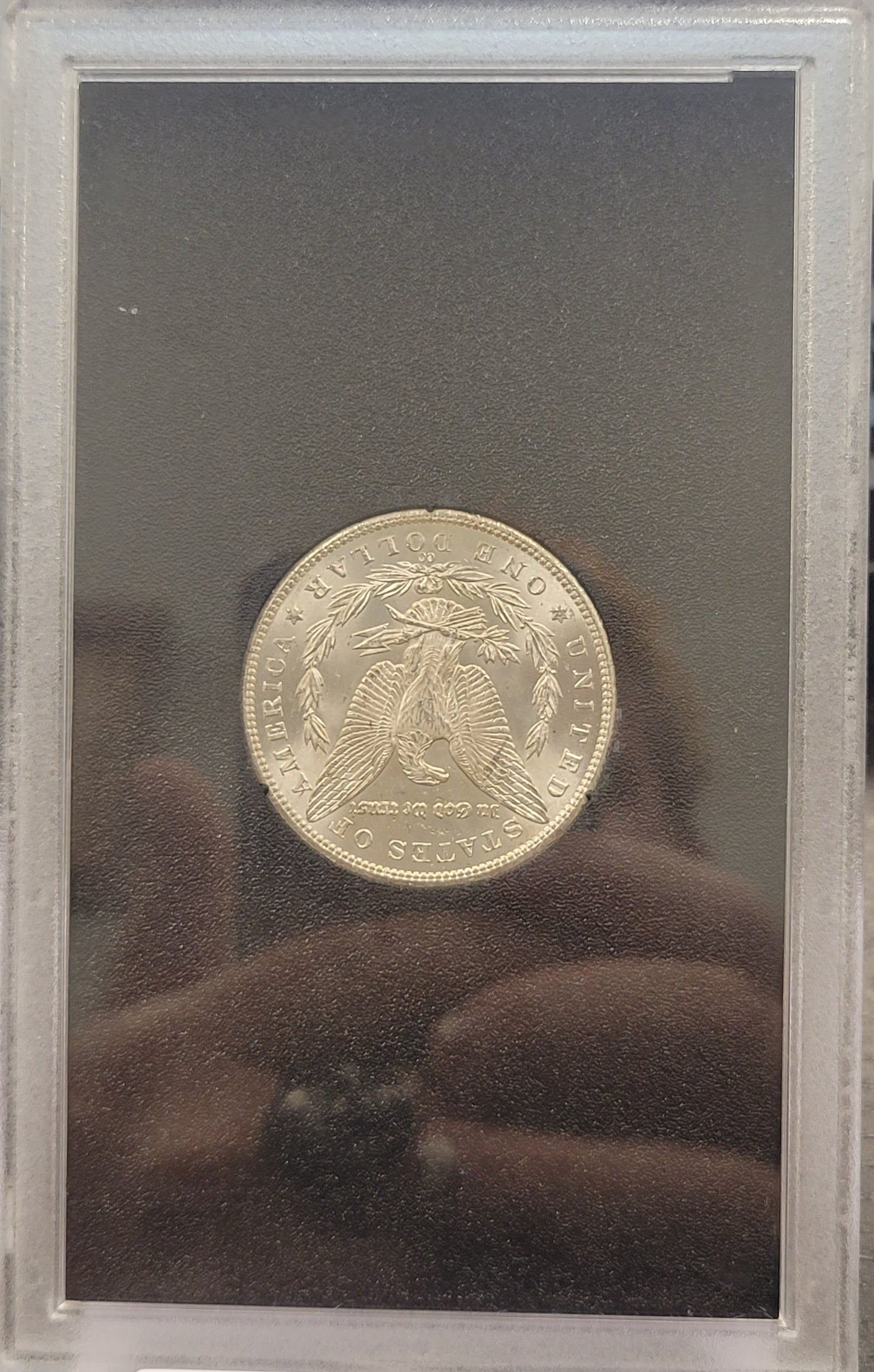 1883 Morgan Silver Dollar $1 Carson City Uncirculated (W/ Certificate of Authenticity)