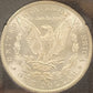1883 Morgan Silver Dollar $1 Carson City Uncirculated (W/ Certificate of Authenticity)