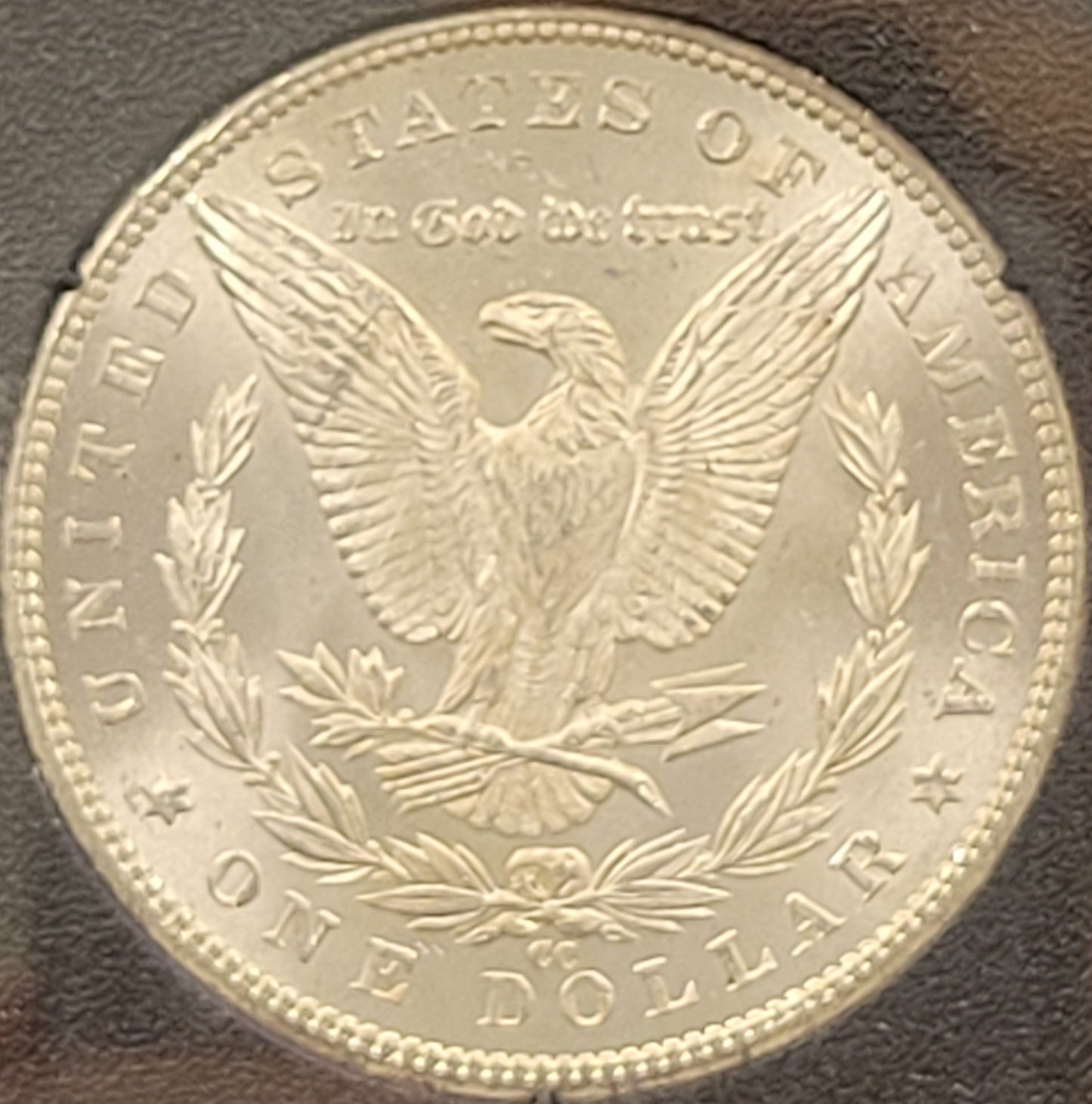1883 Morgan Silver Dollar $1 Carson City Uncirculated (W/ Certificate of Authenticity)