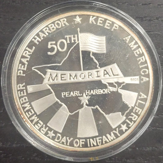Official Pearl Harbor 50th Anniversary Commemorative