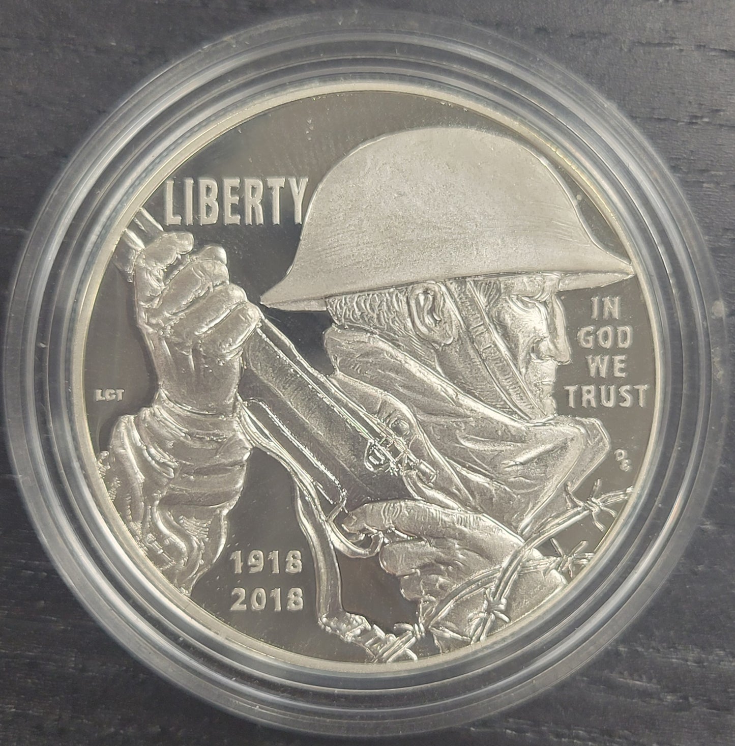 2018 World War I Centennial Silver Dollar and Coast Guard Medal Set