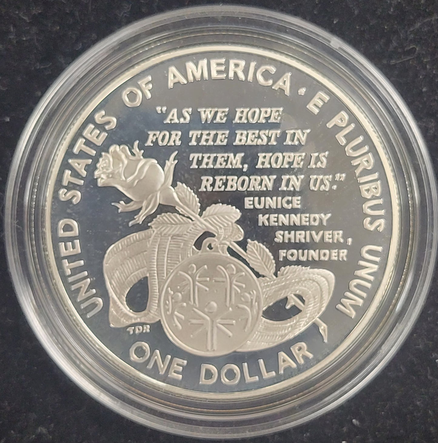 1995-P Special Olympics World Games Silver Dollar