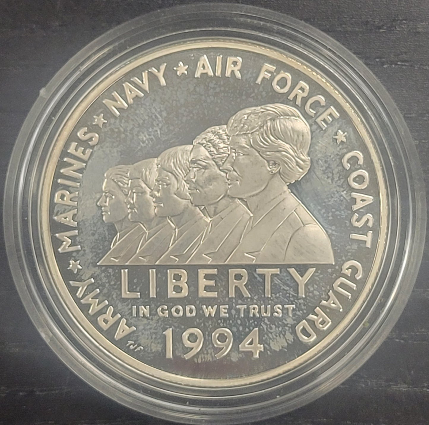 1994 U.S Veterans Commemorative Silver Dollars W/ certificate of Authenticity
