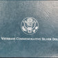 1994 U.S Veterans Commemorative Silver Dollars W/ certificate of Authenticity