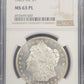 1885-CC Morgan Silver Dollar NGC Certified MS63 PL