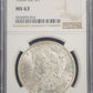 1880-CC Morgan Silver Dollar NGC certified MS63