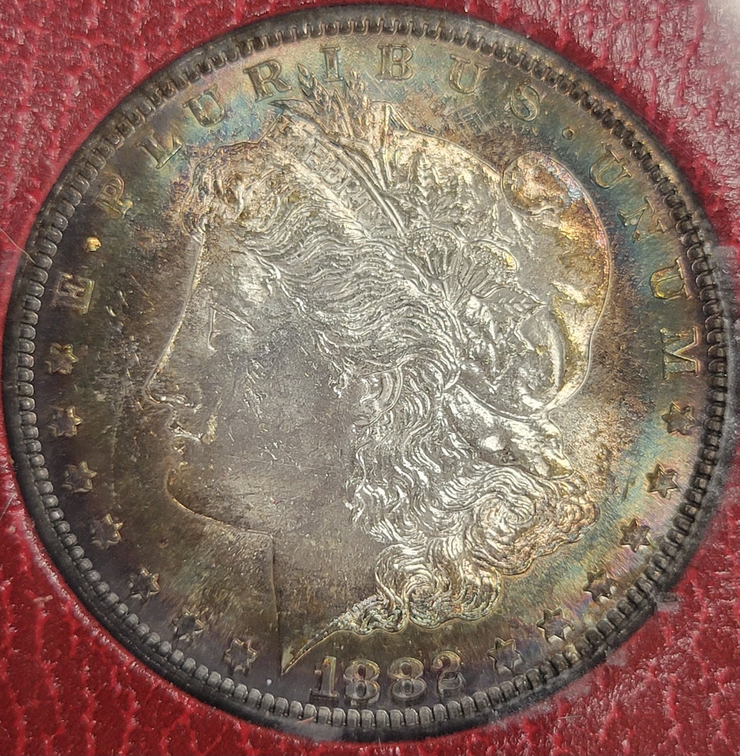 1882-S Morgan Silver Dollar Redfield Hoard NGC certified MS63