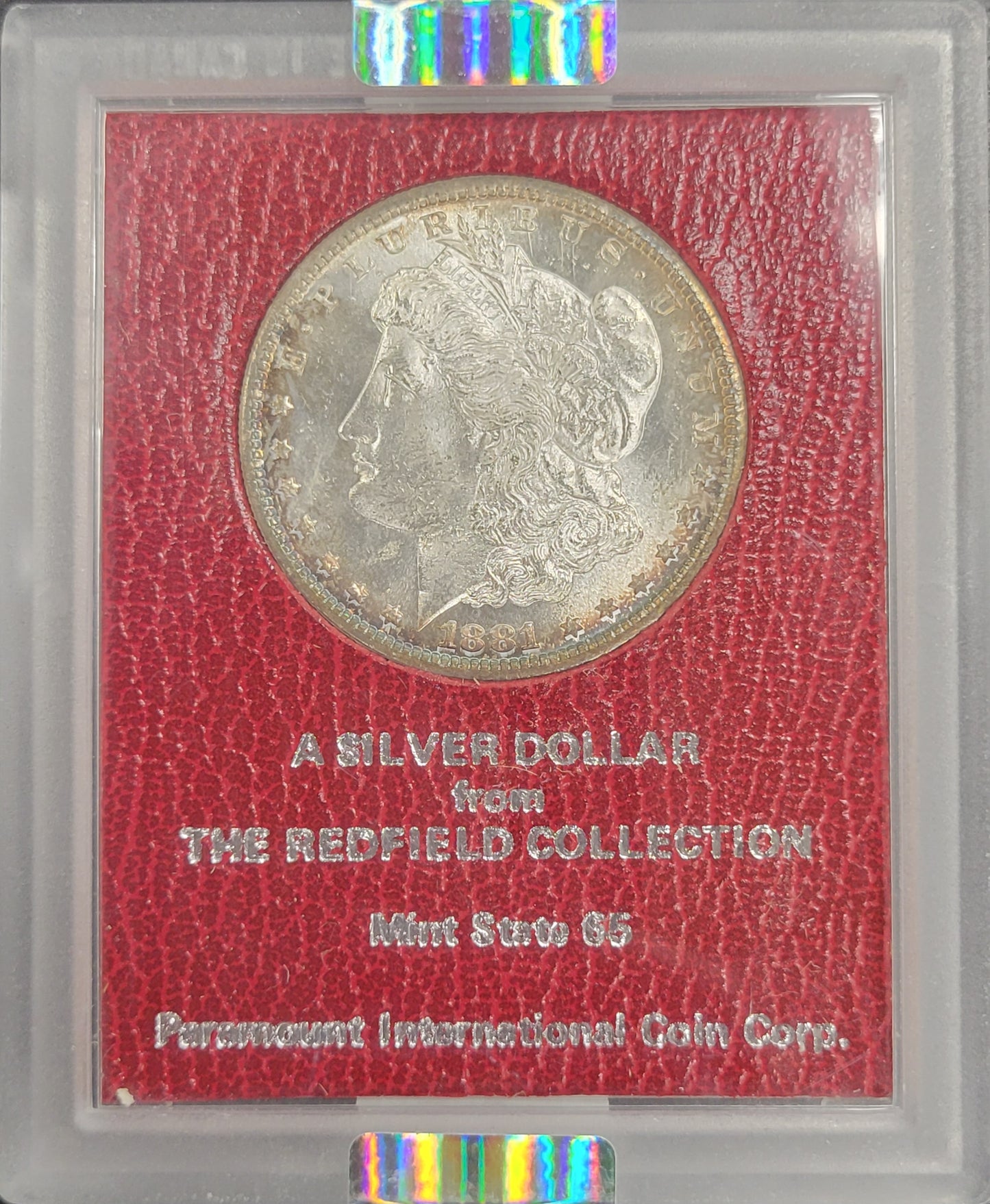 1881-S Morgan Silver Dollar Redfield Hoard NGC certified MS64