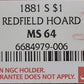 1881-S Morgan Silver Dollar Redfield Hoard NGC certified MS64