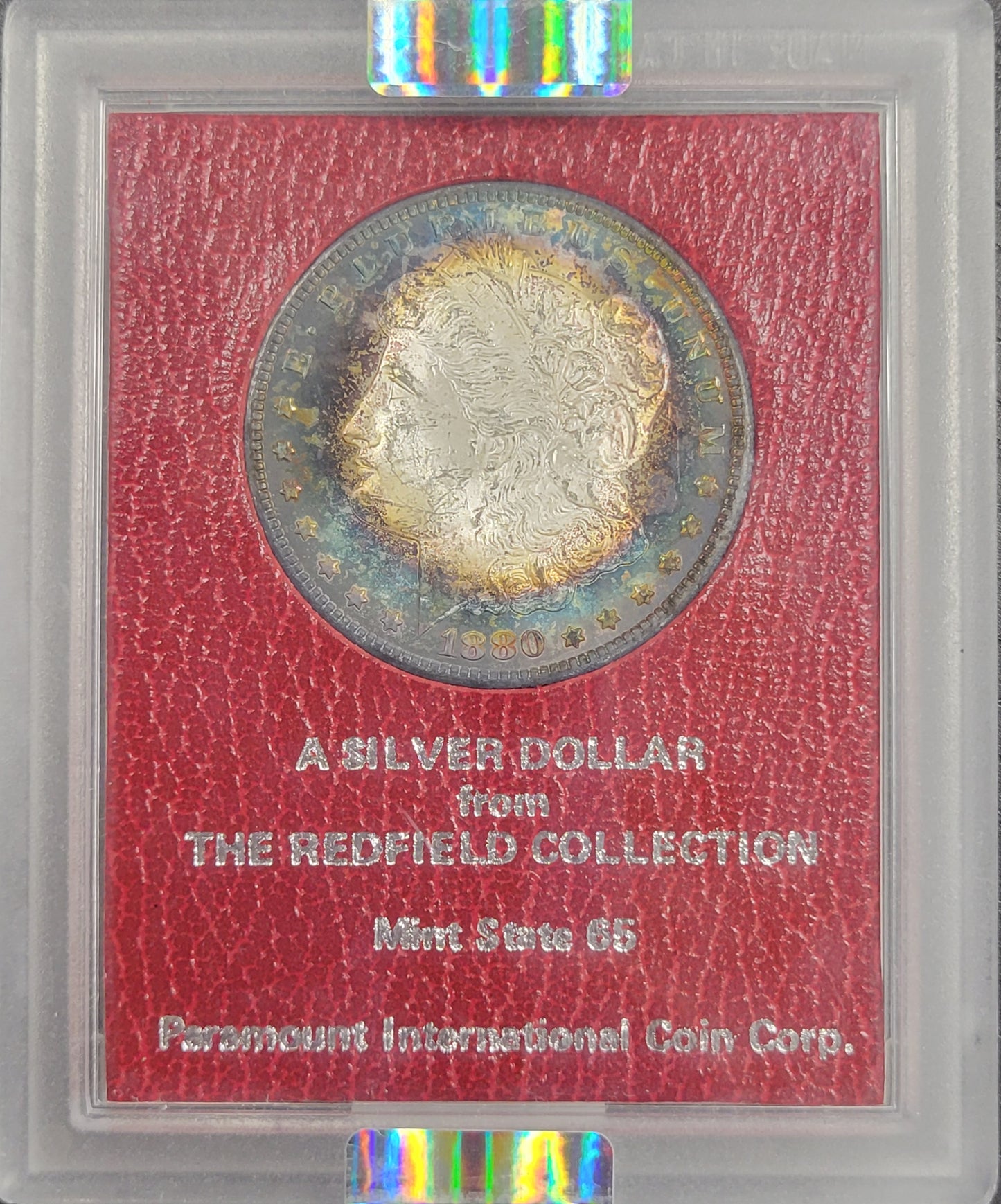 1880-S Morgan Silver Dollar Redfield Hoard NGC certified MS64