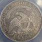 1828 Capped Lady Liberty 50c ANACS certified AU58