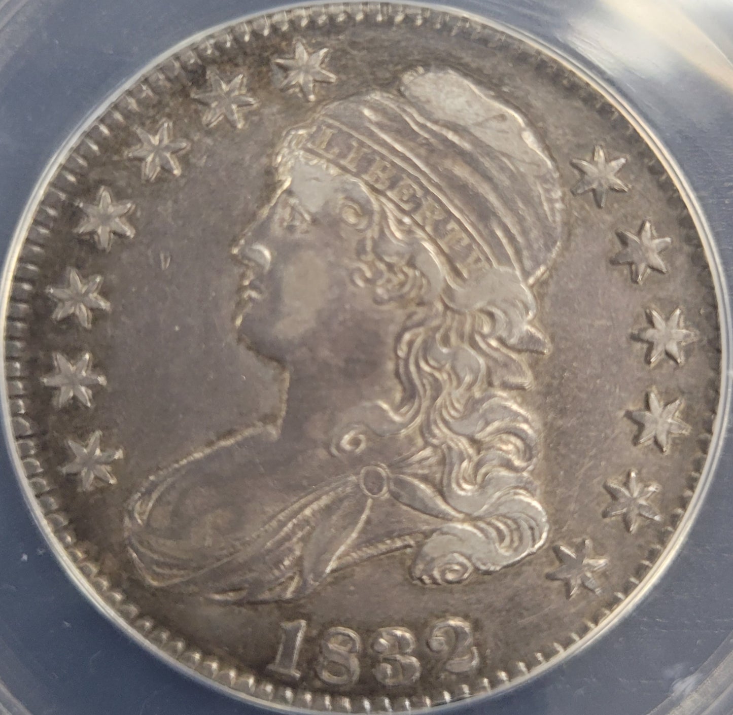 1832 Capped Lady Liberty 50c ANACS certified EF40