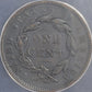 1837 Matron Head Large Cent 1c ANACS certified EF40