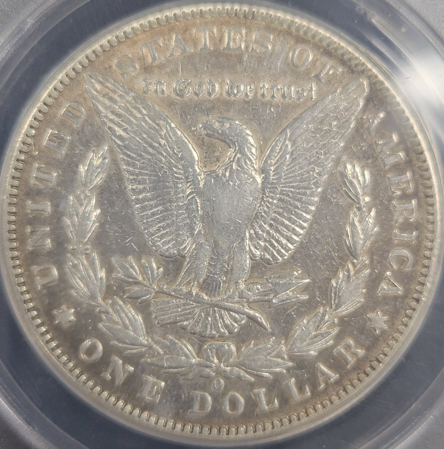 1899-O Morgan Silver Dollar Cleaned $1 ANACS certified EF45 Details