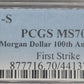 2021-S Morgan Silver Dollar $1 100th Anniversary PCGS certified MS70