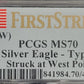 2021-W American Silver Eagle Type 1 PCGS certified MS70