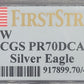 2023-W American Silver Eagle First Strike $1 PCGS certified PR70DCAM