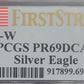 2023-W American Silver Eagle First Strike $1 PCGS certified PR69DCAM