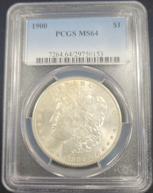 1900 Morgan Silver Dollar PCGS MS64