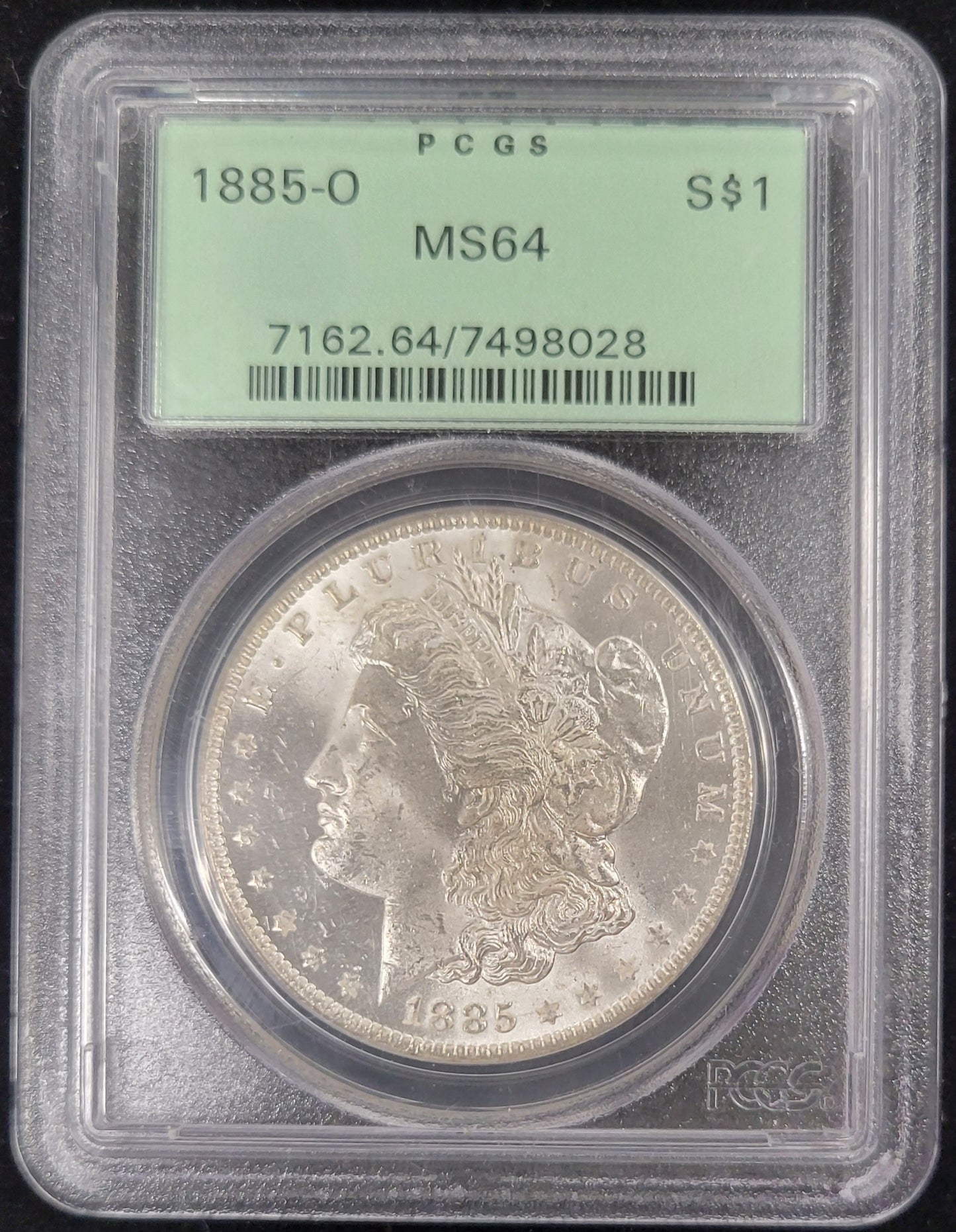 1885-O Morgan Silver Dollar PCGS MS64 $1