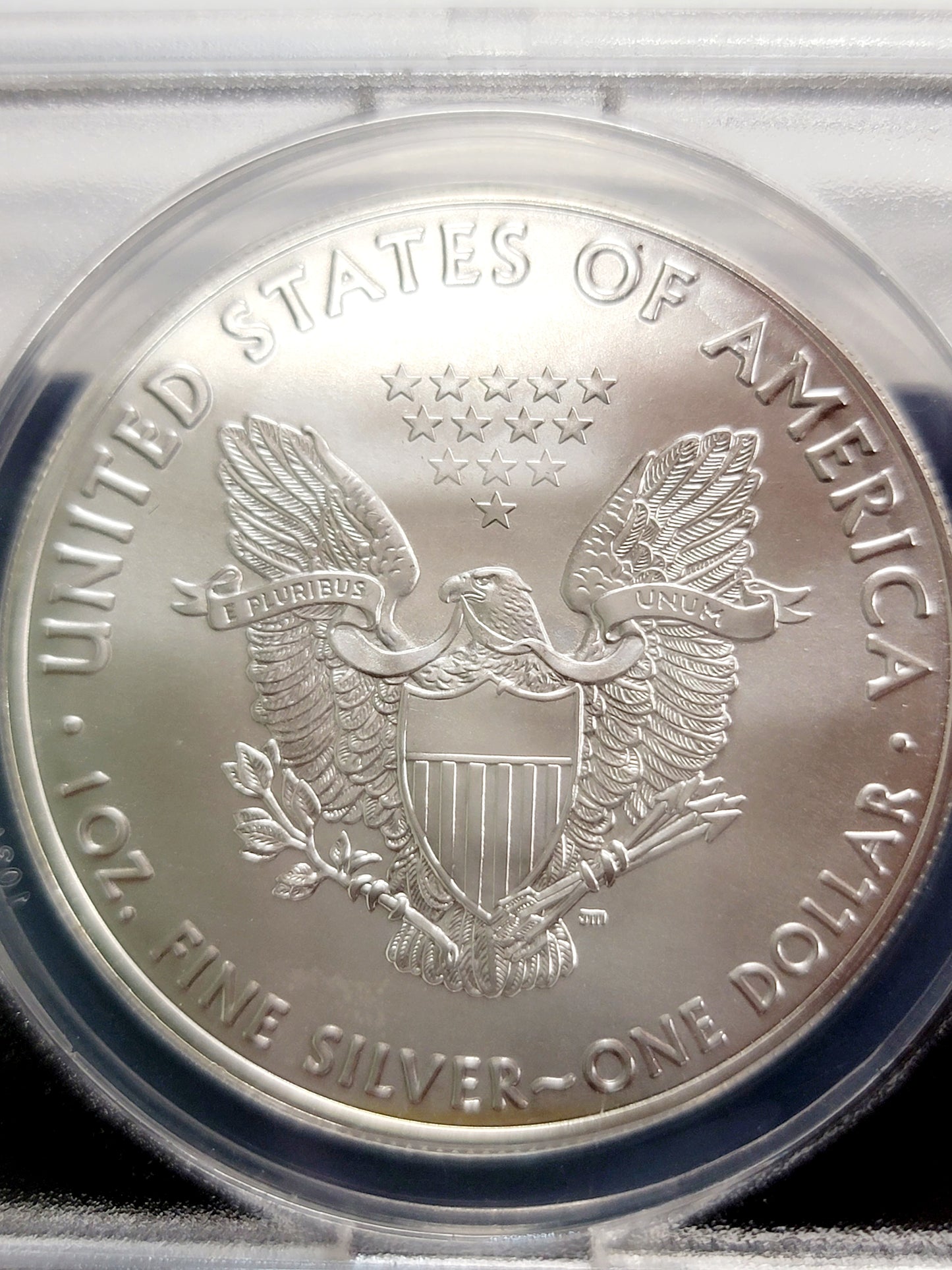 3pc Silver Eagle set, 2017, 1oz Standing liberty, (W)-(S)-(P), ANACS-MS70