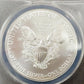 3pc Silver Eagle set, 2017, 1oz Standing liberty, (W)-(S)-(P), ANACS-MS70