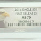 2014 Silver Eagle, Standing liberty, First Releases MS 70 NGC, Certified, Uncirculated