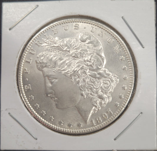 1897 Morgan Silver Dollar $1