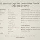 2012 American Eagle One Ounce Silver Proof Standing Liberty $1