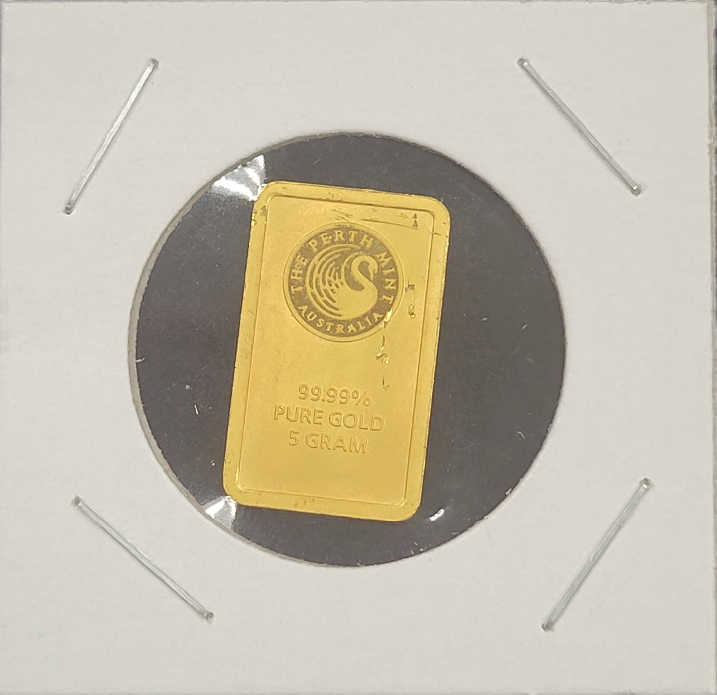 The Perth Mint Australia 99.99% Pure Gold 5 Gram Bar