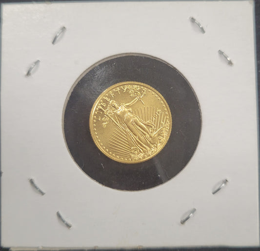 2015 1/10 oz Gold American Eagle Standing Liberty $5